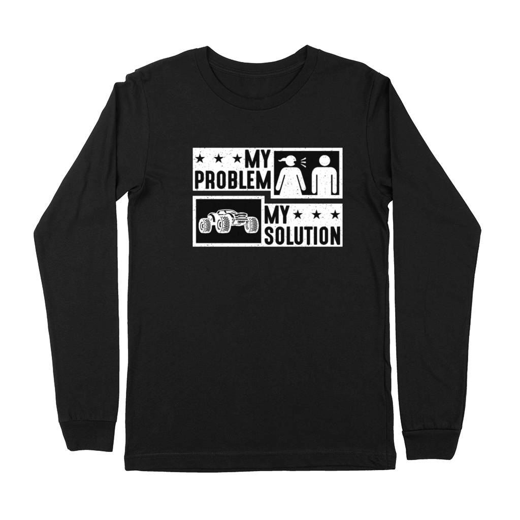 RC Model Racing Lover My Problem My Pictogram Dad Premium Long Sleeve