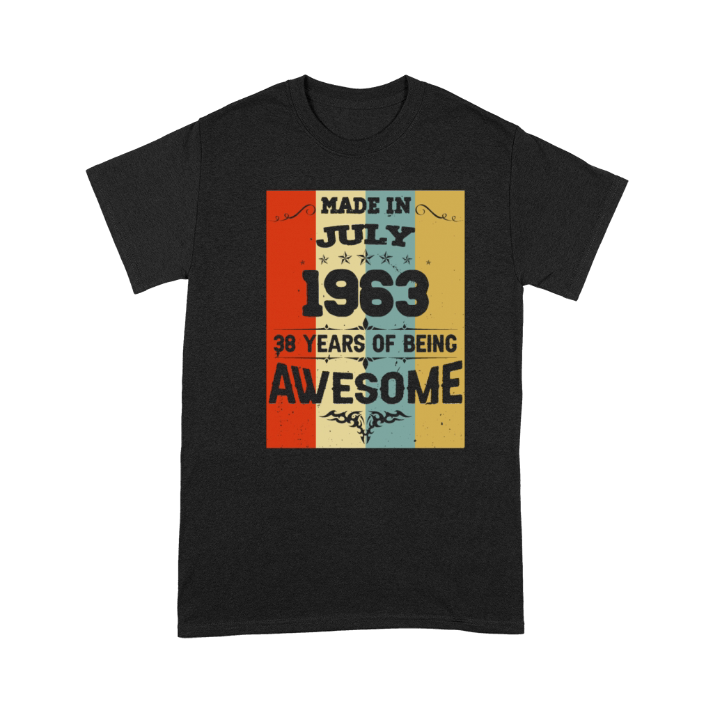 July 1963 Vintage Birthday Present Premium T-shirt