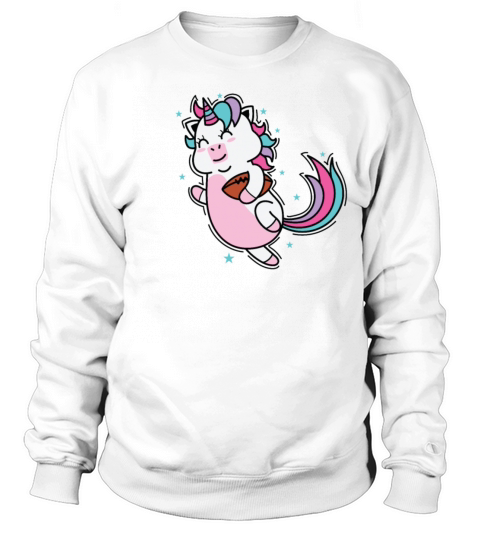 Unicorn playing Rugby or Football Sweatshirt Unisex