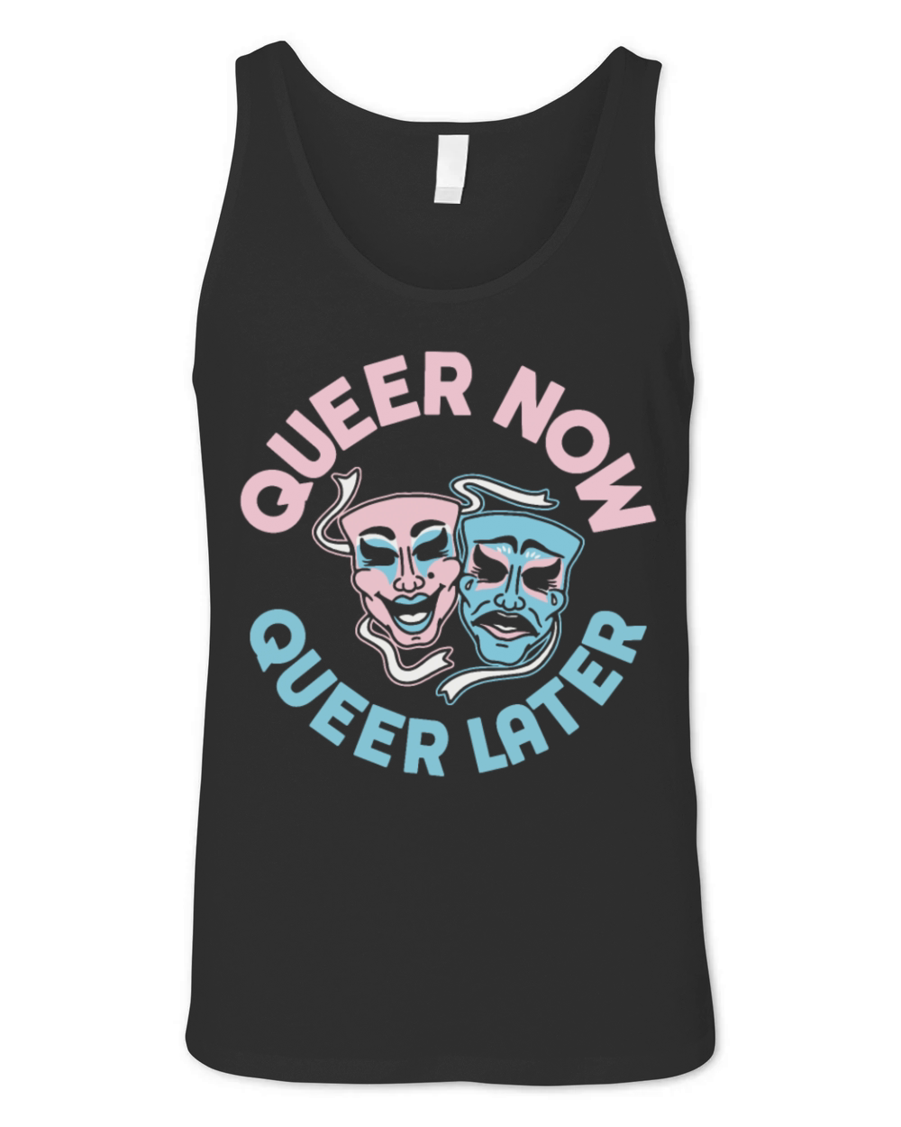 Queer Now Queen Later Unisex Jersey Tank