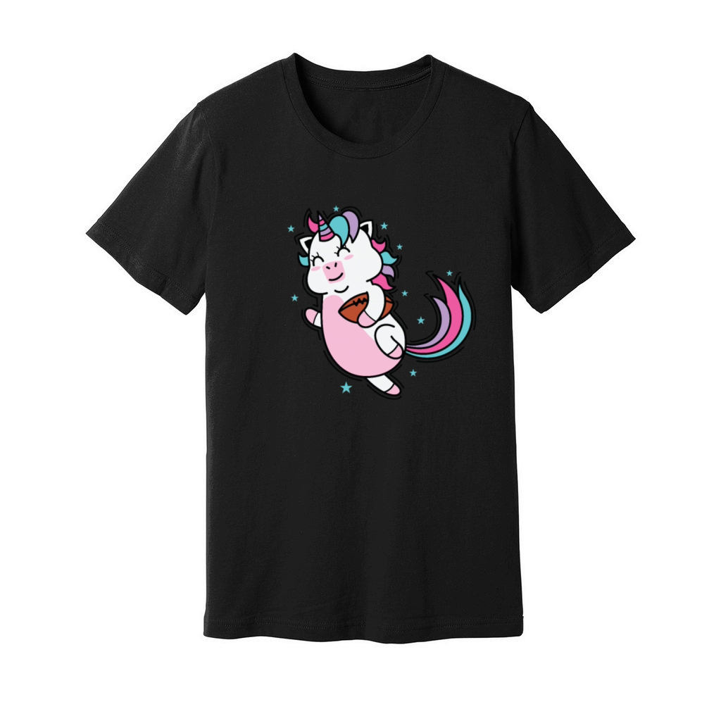 Unicorn playing Rugby or Football Unisex Jersey Tee