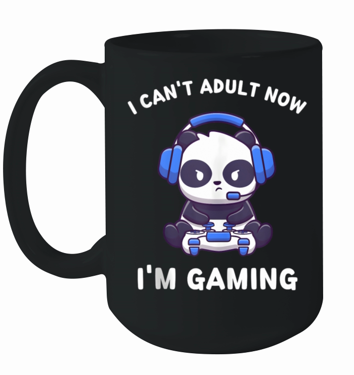 Panda I CanT Now IM Gaming Panda Ceramic Mug