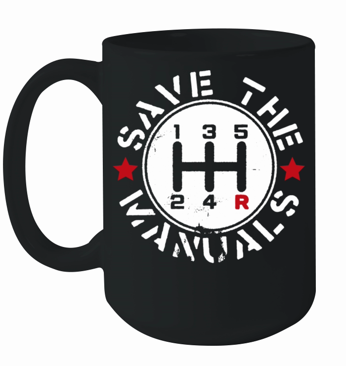 Save The Manuals Ceramic Mug
