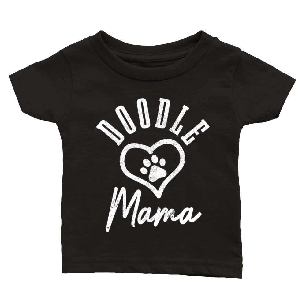 Goldendoodle Dog Doodle Mom Funny Gift Classic Baby Crewneck T-shirt