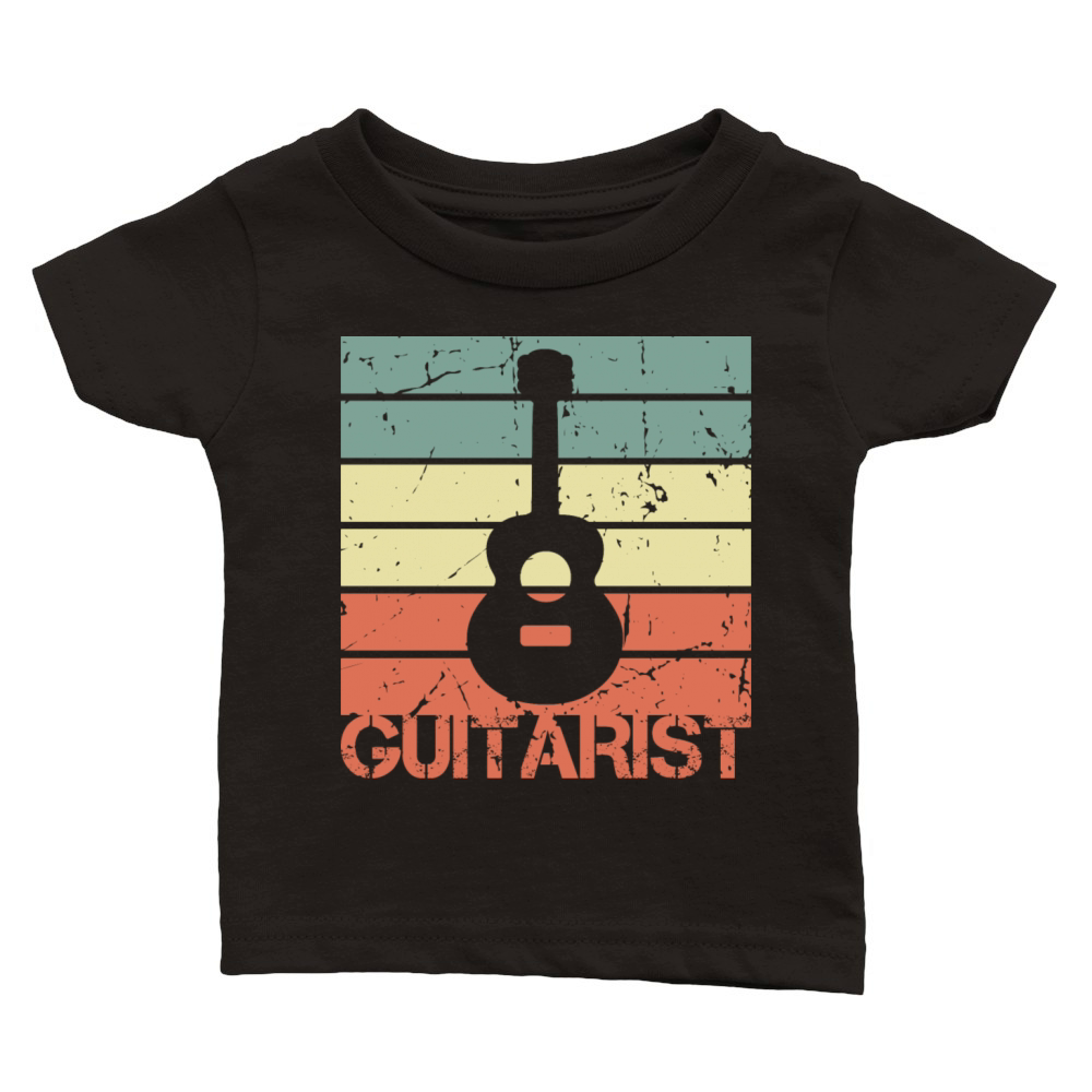 Vintage Guitarist Classic Baby Crewneck T-shirt
