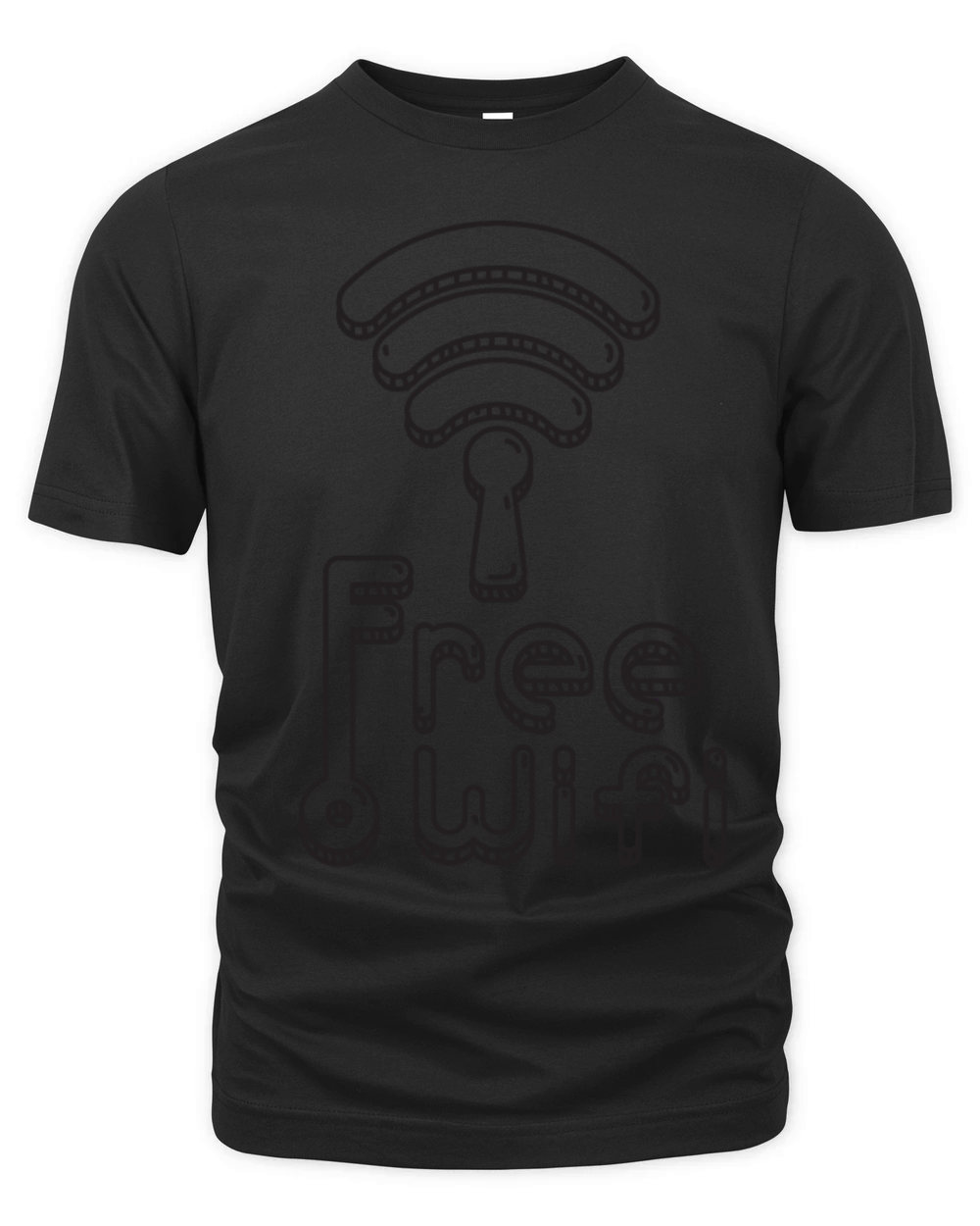 free wifi with key Organic Unisex T-shirt