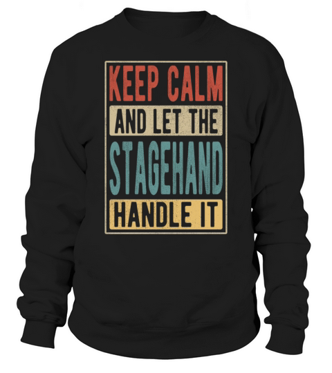 Stagehand Retro Gift Sweatshirt Unisex
