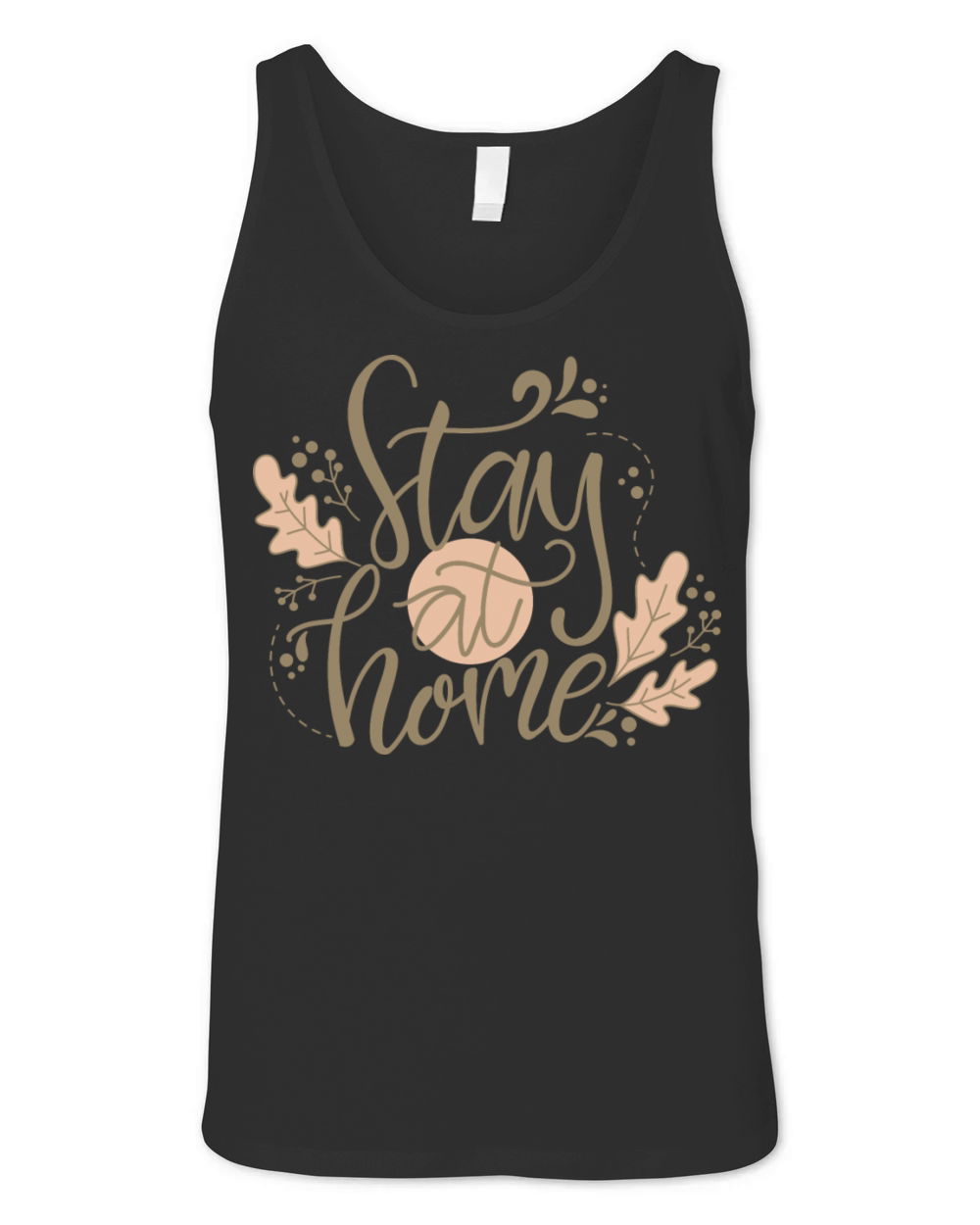 stay at home Unisex Jersey Tank