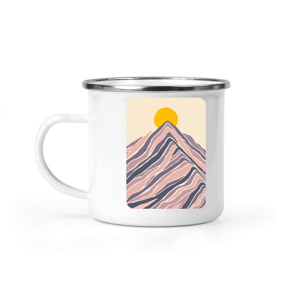 Striped Mountain Camping Mug
