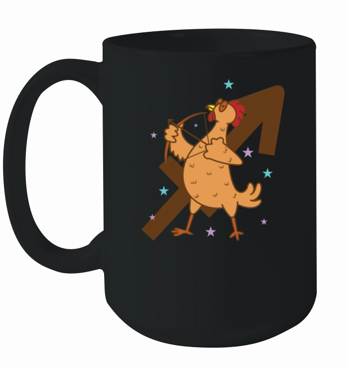 Sagittarius Zodiac Sign as Animal Horoscope Ceramic Mug