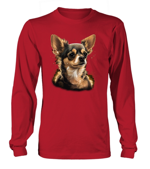 Chihuahua - Cute and beautiful coloured Dog Love Long sleeved Unisex