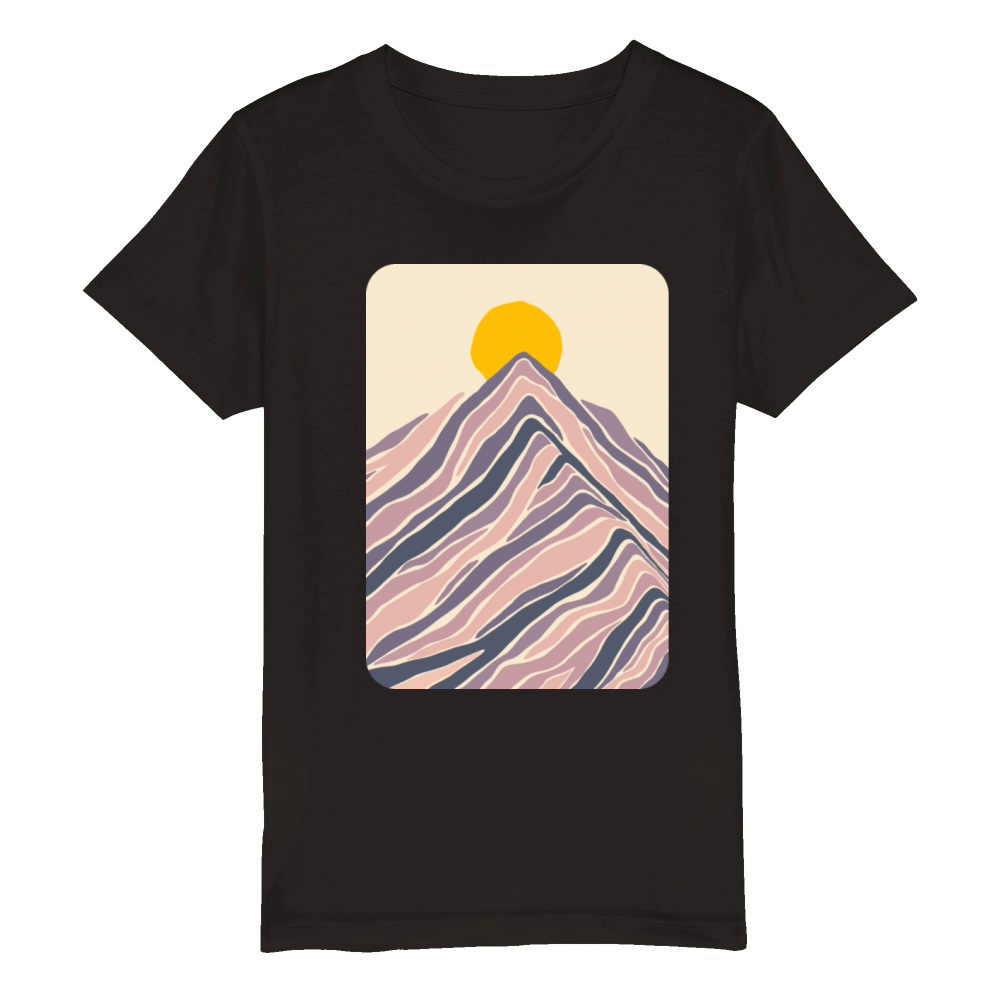Striped Mountain Organic Kids Crewneck T-shirt