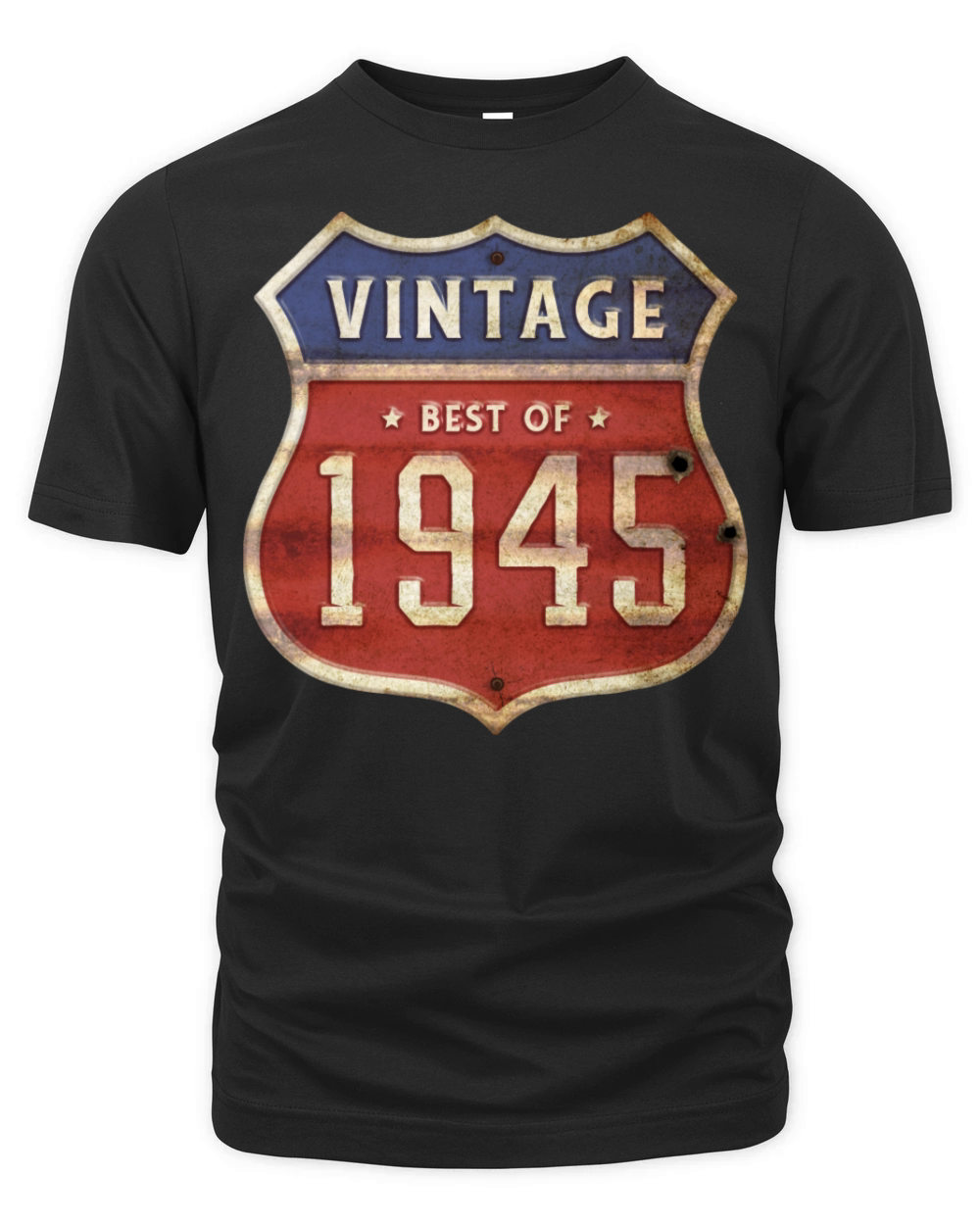 79 Years Old Vintage 1945 Limited Edition 79th Organic Unisex T-shirt