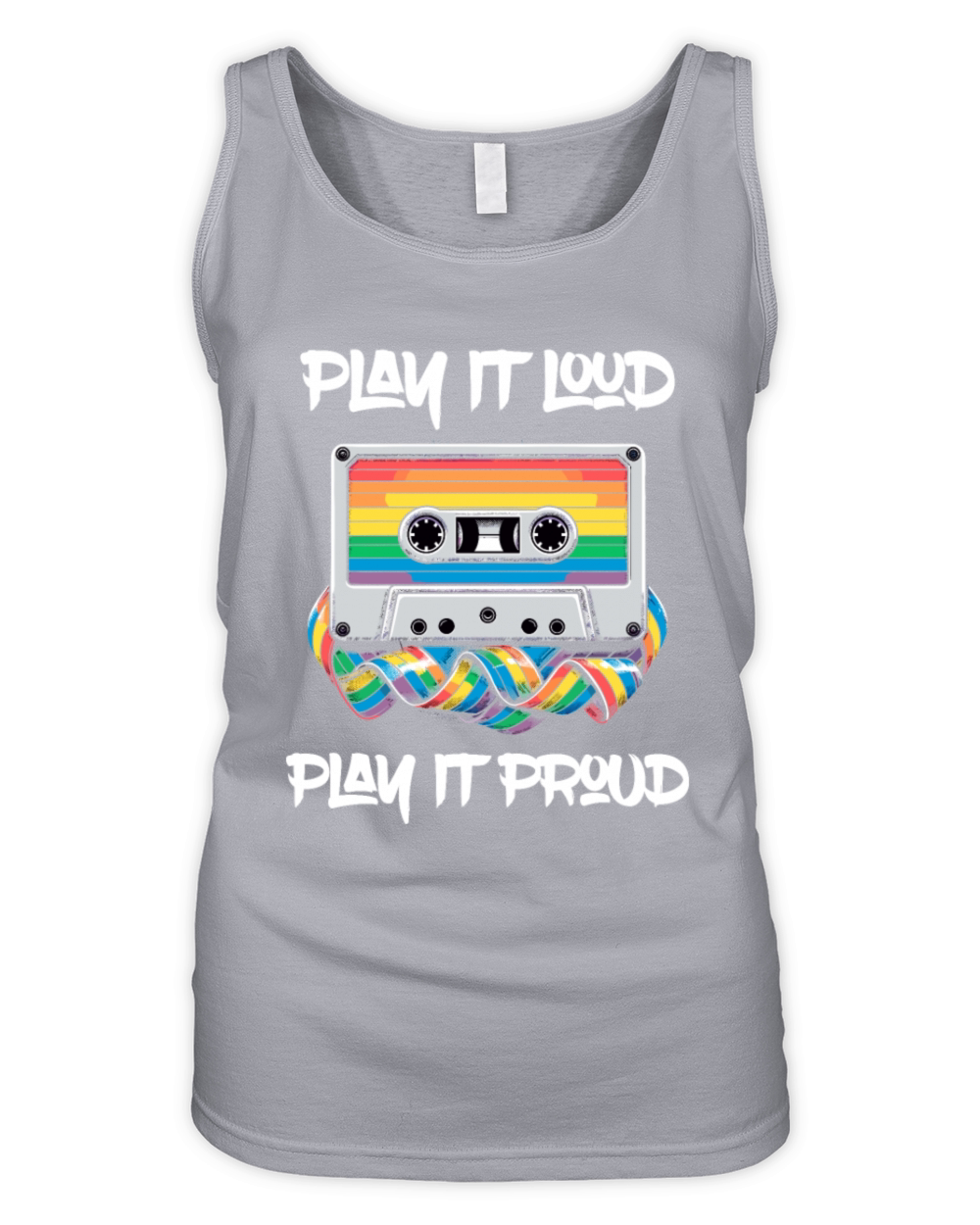 Funny Pride Cassette With Gay Joke Organic Women's Tank Top