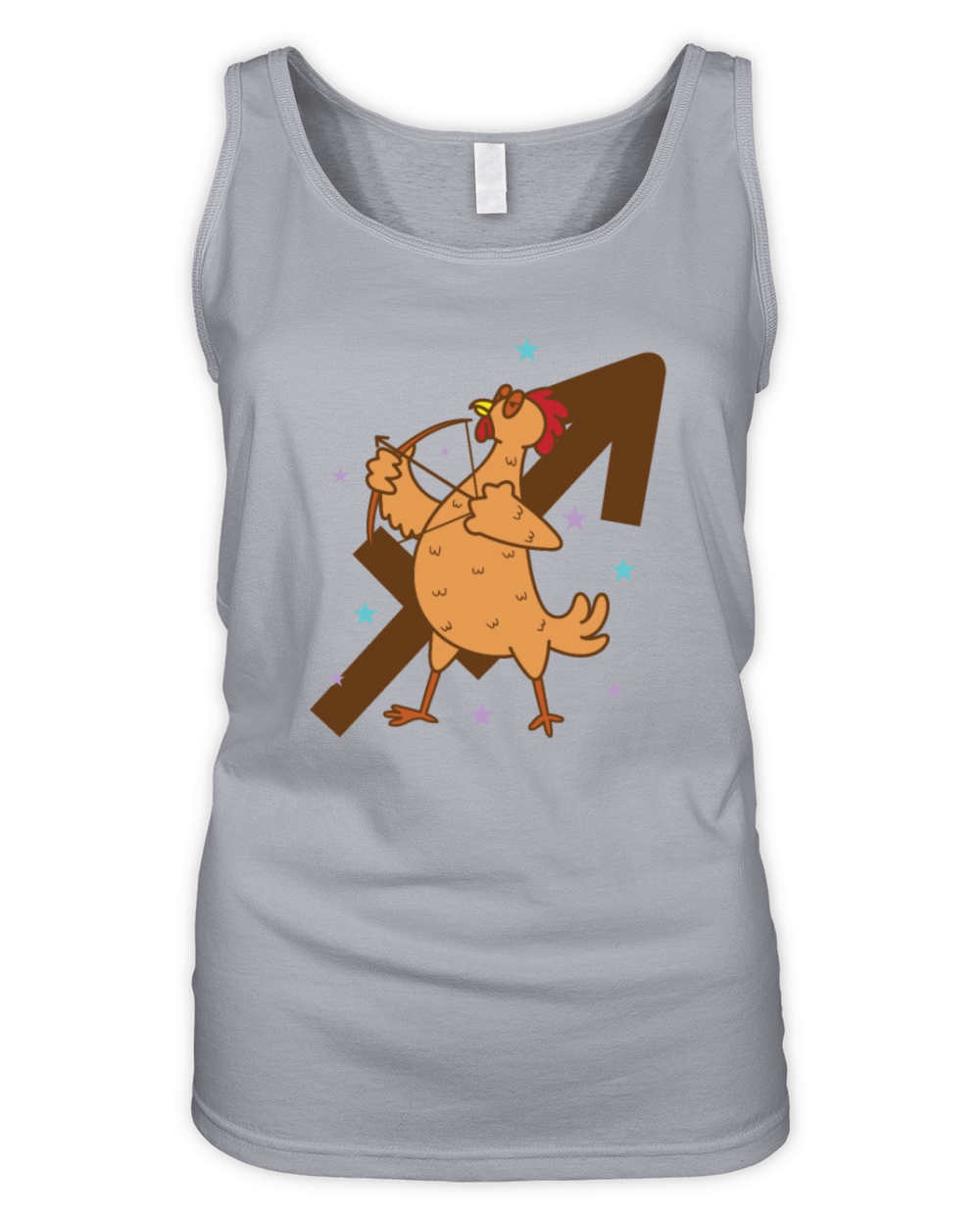 Sagittarius Zodiac Sign as Animal Horoscope Organic Women's Tank Top