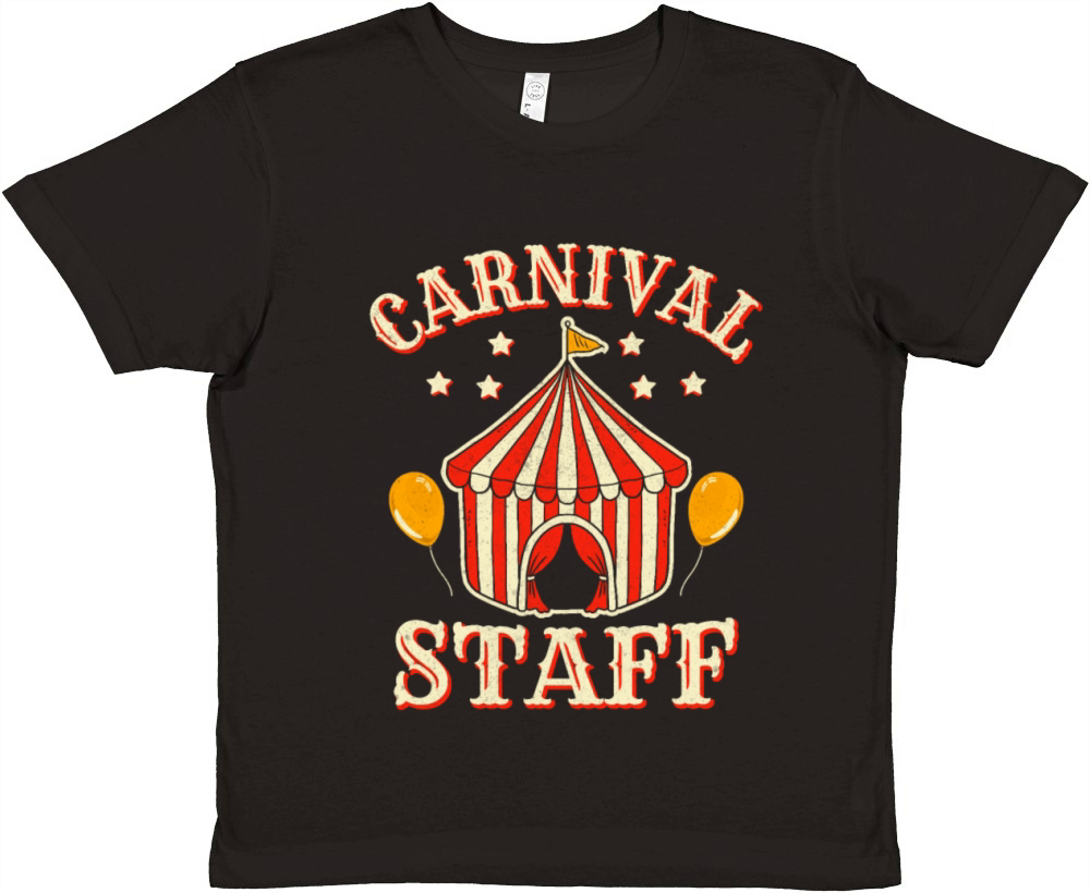Funny Carnival Staff Circus Event Crew Ringmaster Premium Kids Crewneck T-shirt