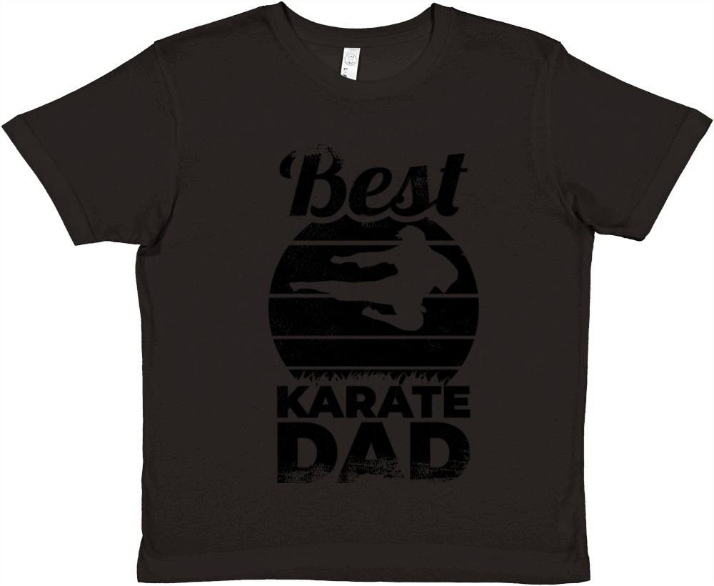 Karate Papa Premium Kids Crewneck T-shirt
