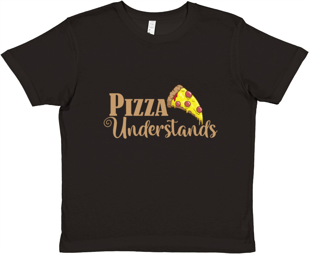 Pizza Understands Fast Food Stone Oven Premium Kids Crewneck T-shirt