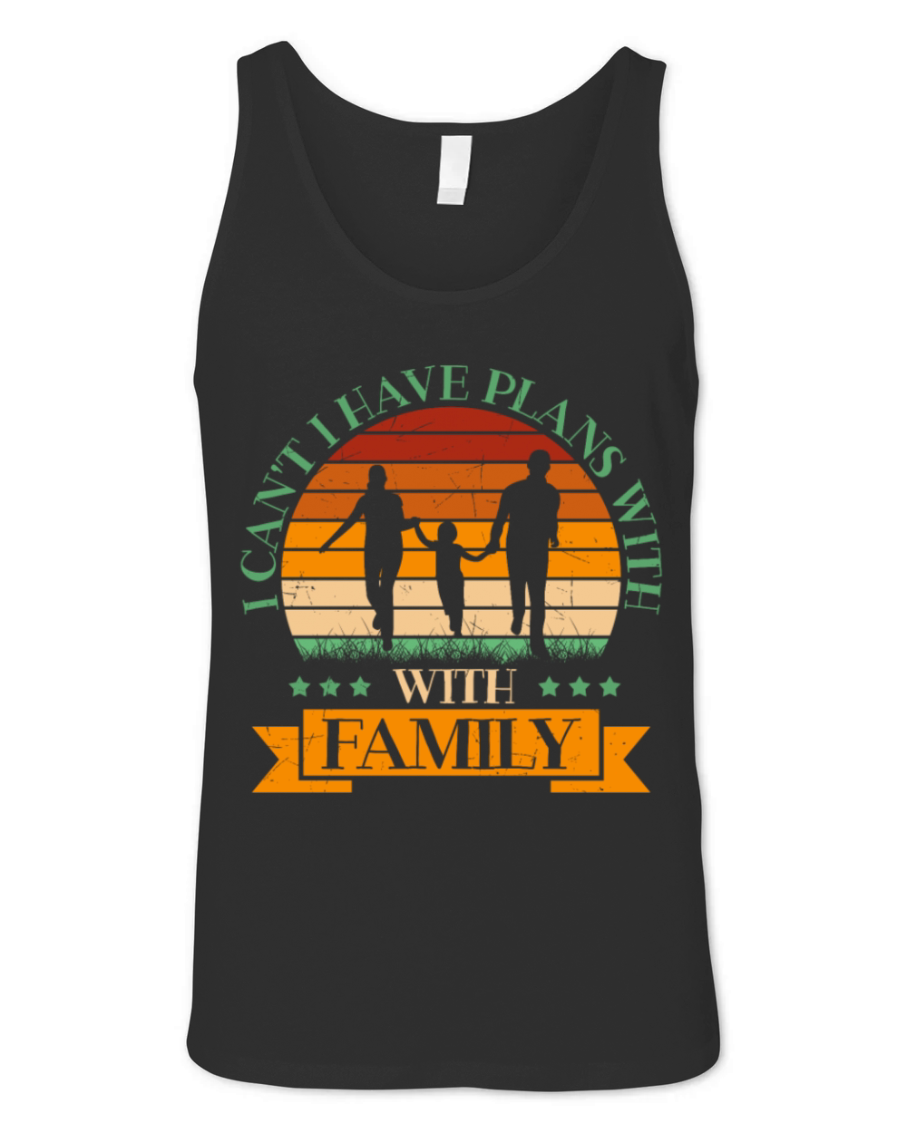 Bonding Vintage Sunset I Cant I Have Plans With Unisex Jersey Tank