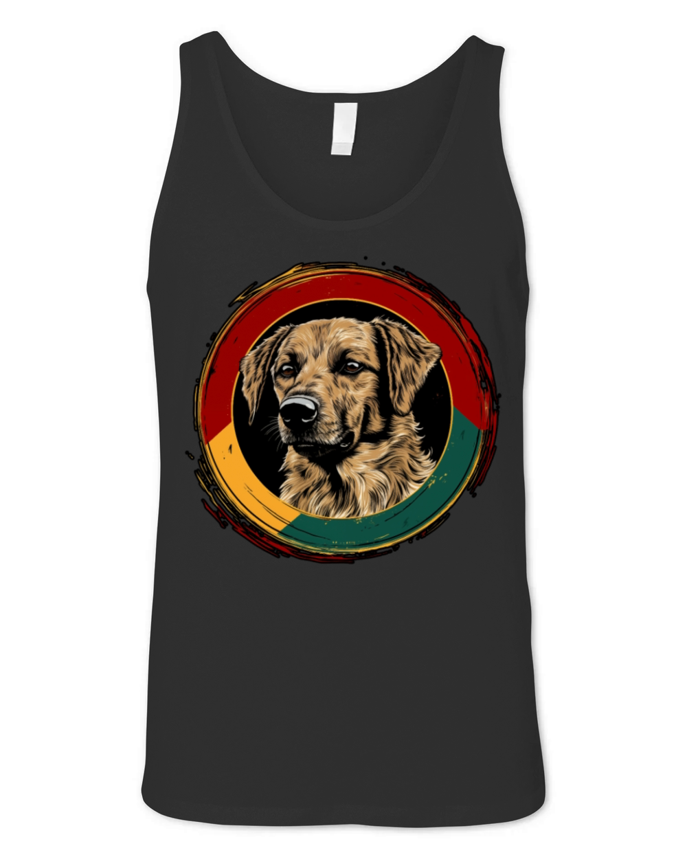 German Shepherd Funny Dog Vintage Retro Spanish Unisex Jersey Tank