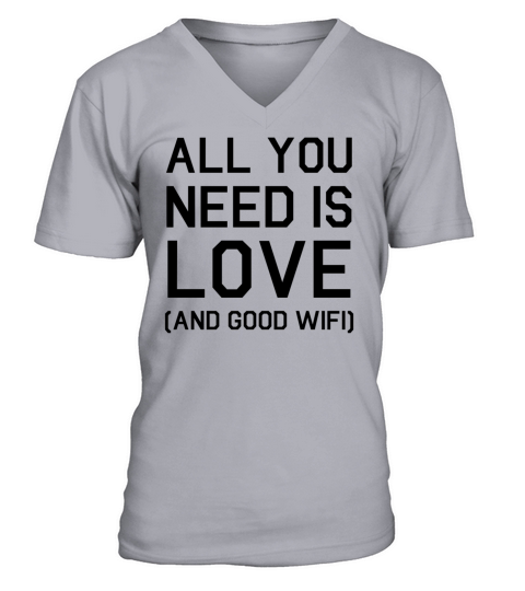 All you need is LOVE V-Neck T-shirt