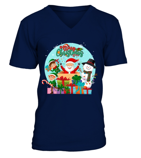 Merry Christmas V-Neck T-shirt
