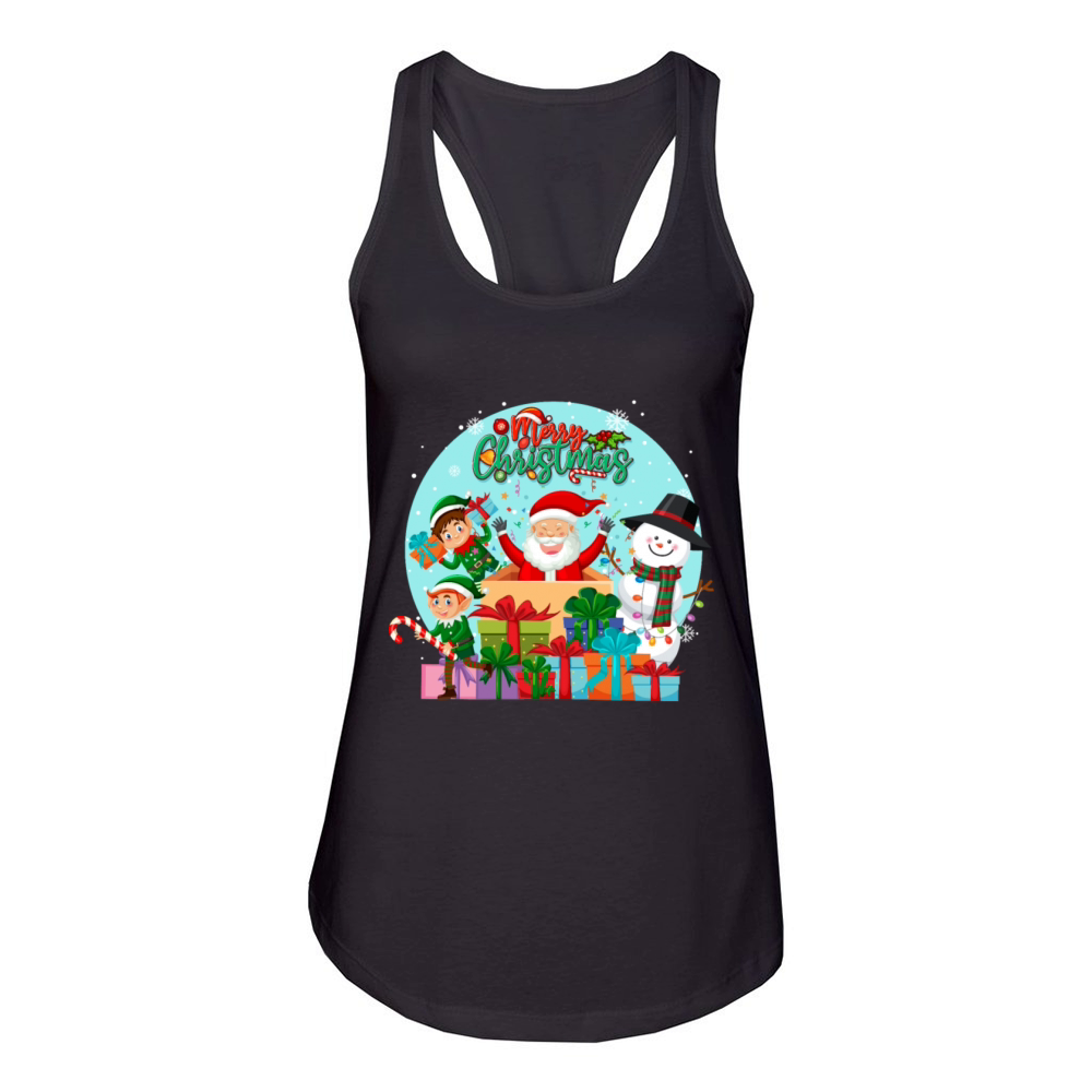 Merry Christmas Women's Racerback Tank