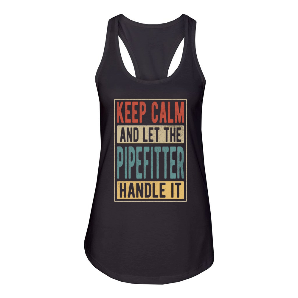 Pipefitter Retro Gift Women's Racerback Tank