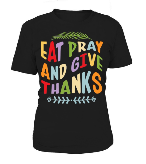 thanksgiving groovy style typography vintage Women's T-Shirt