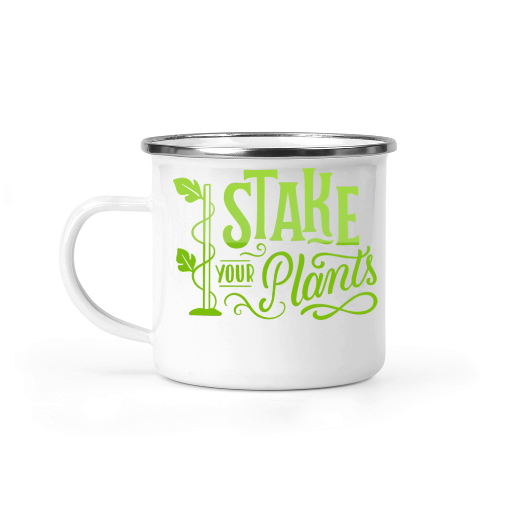 STAKE YOUR PLANTS Camping Mug