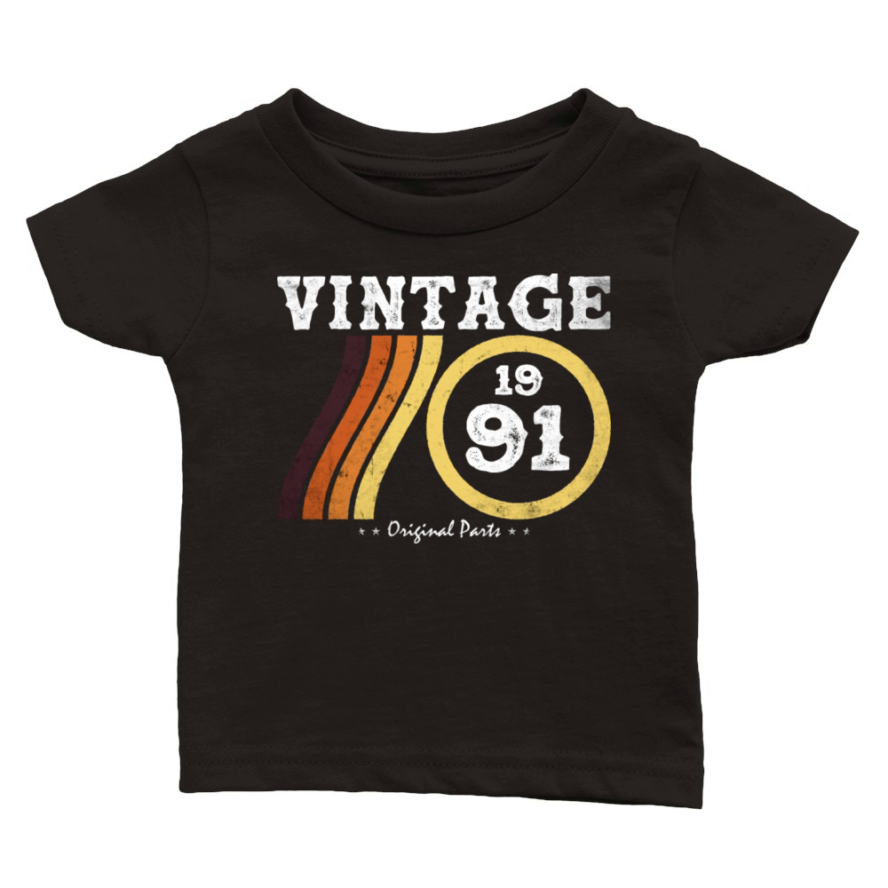 Retro Vintage 1991 - Classic Limited Edition 33 Classic Baby Crewneck T-shirt