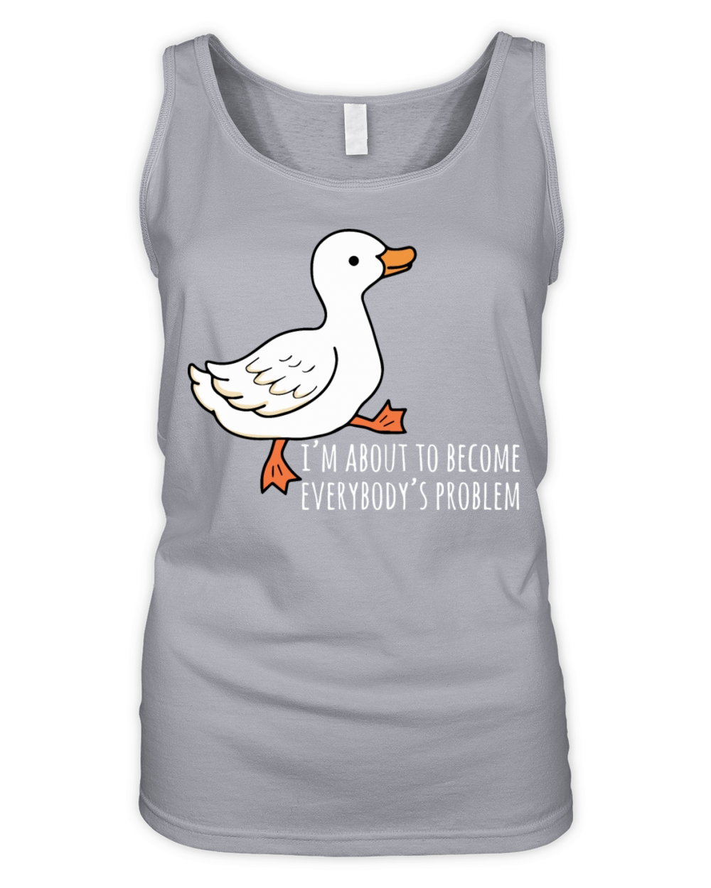 Im About To Become Everybodys Problem Organic Women's Tank Top