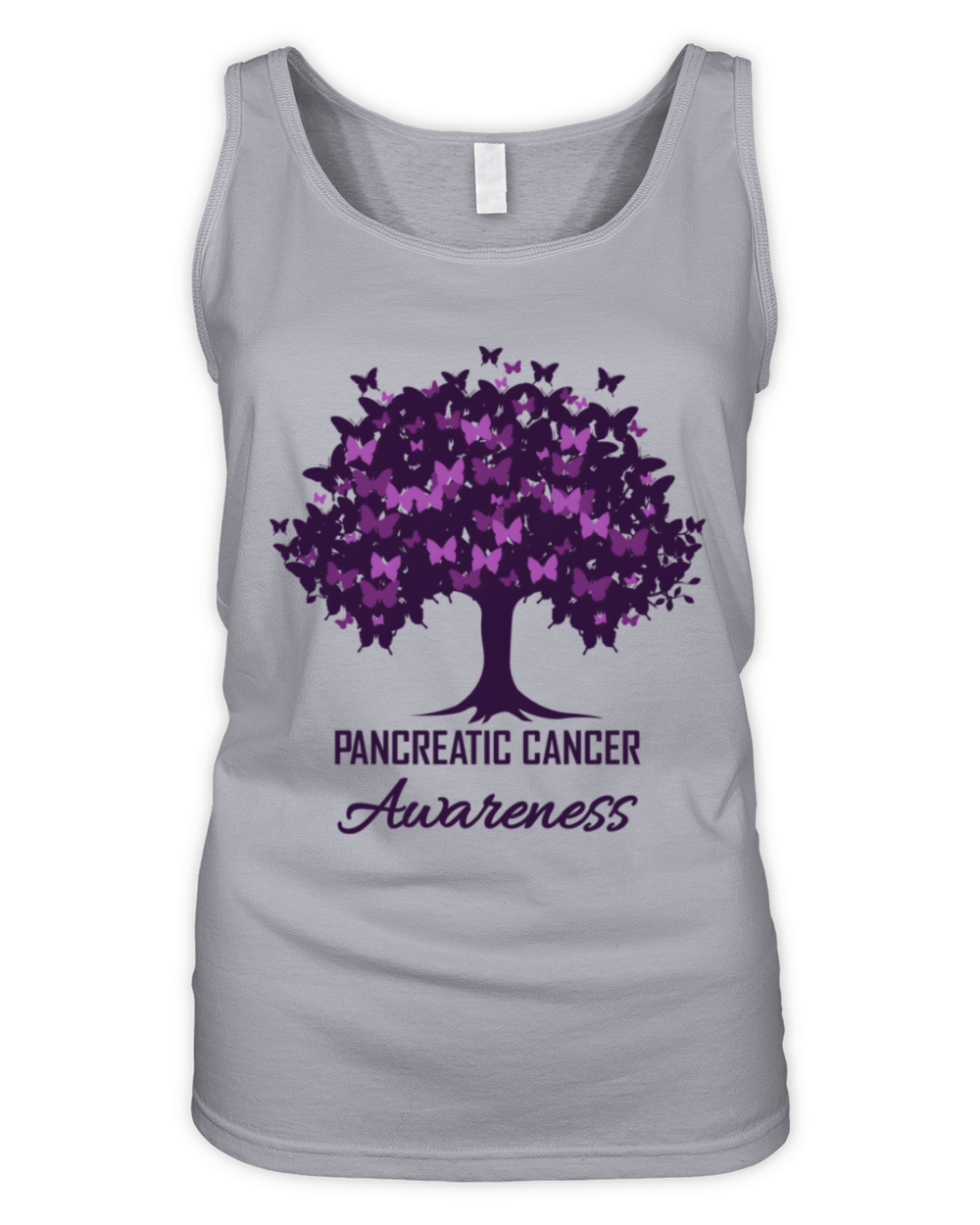 Pancreatic Cancer Awareness World Cancer Day Mom Organic Women's Tank Top