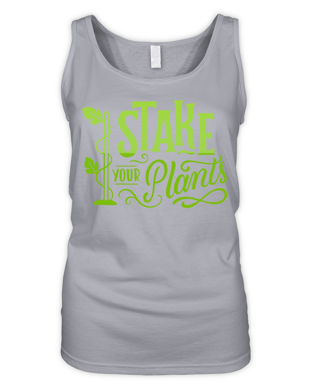 STAKE YOUR PLANTS Organic Women's Tank Top
