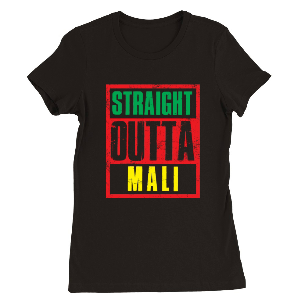 Mali africa vintage Premium Womens Crewneck T-shirt