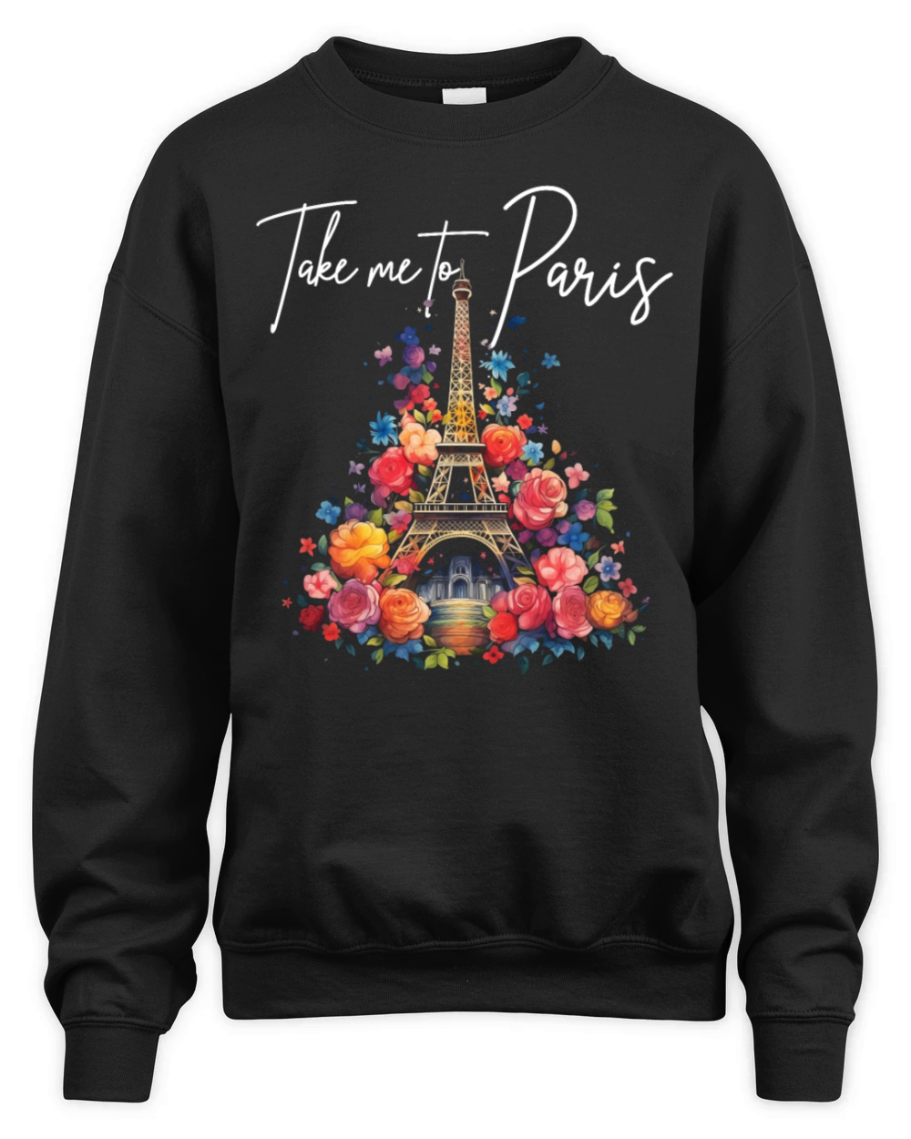 Paris France Eiffel Tower Souvenir Unisex Premium Crewneck Sweatshirt