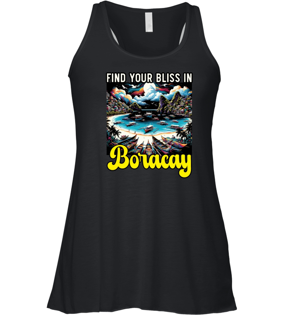 Boracay Philippines Summer Vacation Boaracay Beach Women's Flowy Tank Top