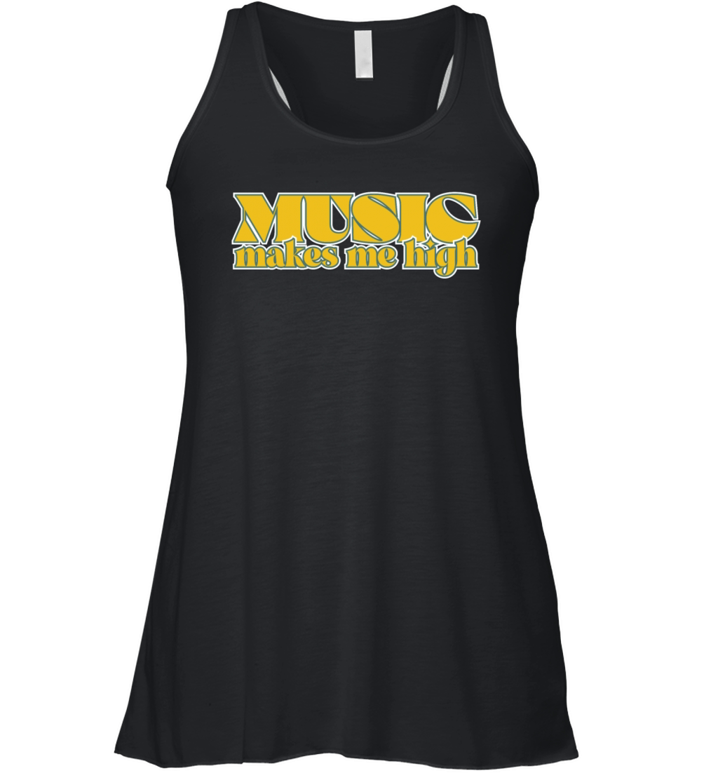 Music makes me high Women's Flowy Tank Top