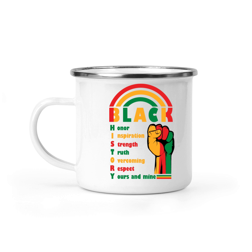 Black History Heritage Inspirational Camping Mug