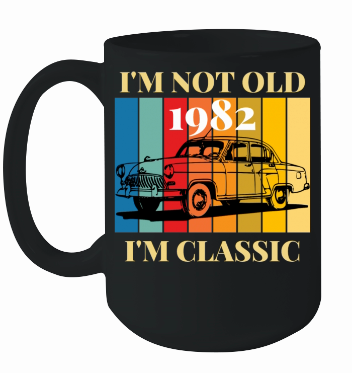 Vintage 1982 Retro 42 Years Old - Im Not Old Ceramic Mug