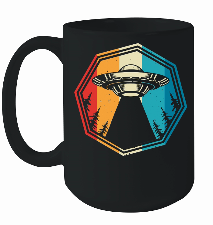 Vintage UFO Alien 06 Ceramic Mug