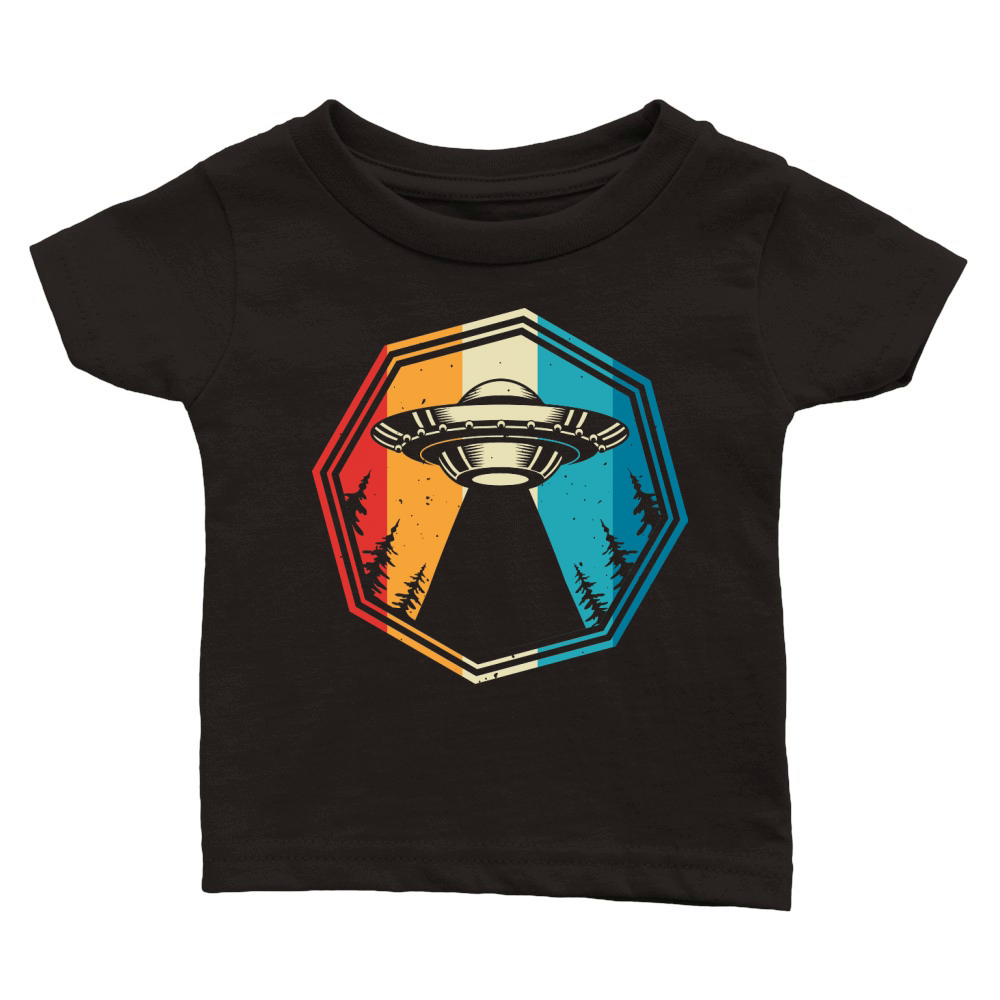 Vintage UFO Alien 06 Classic Baby Crewneck T-shirt