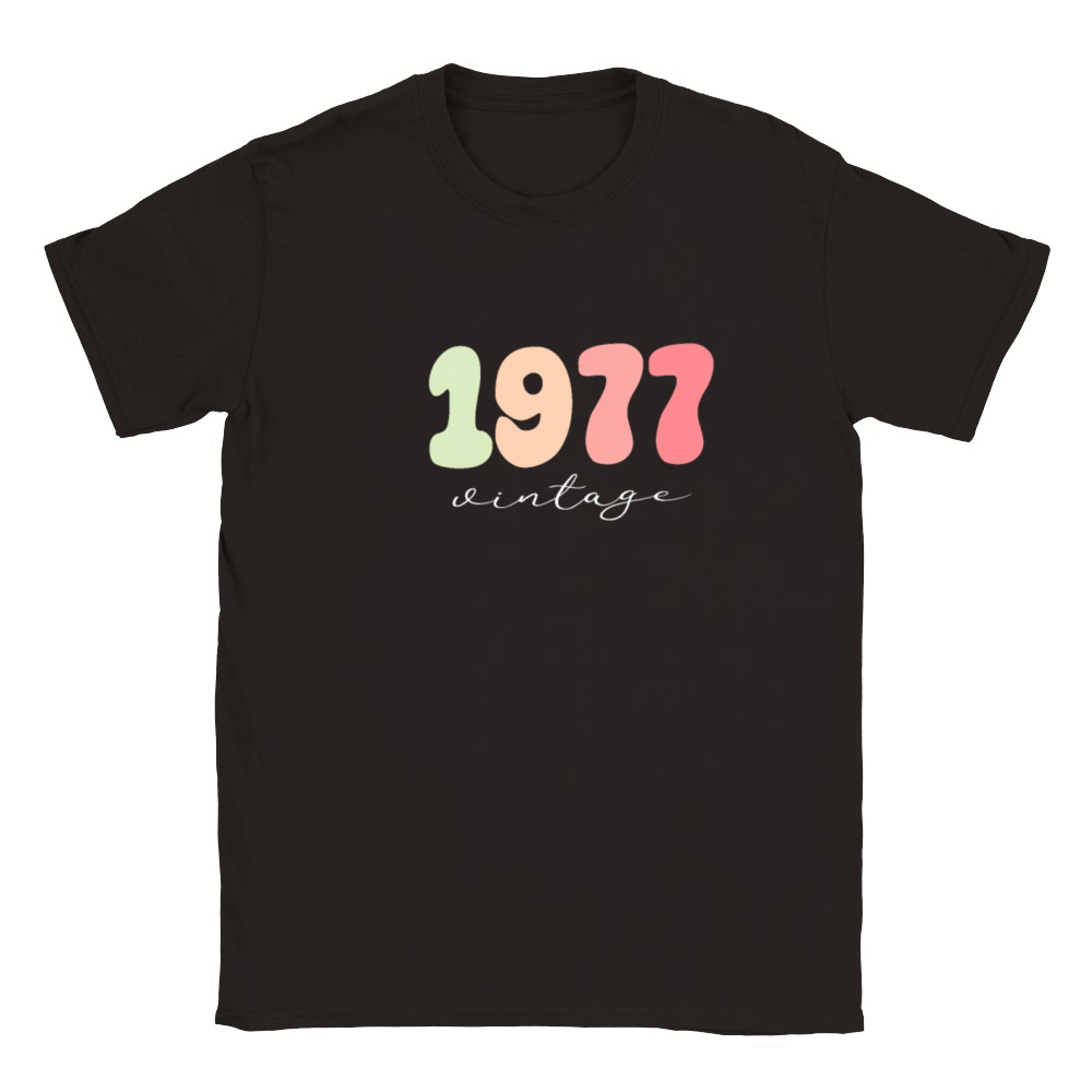Birthday 1977 Vintage Classic Kids Crewneck T-shirt
