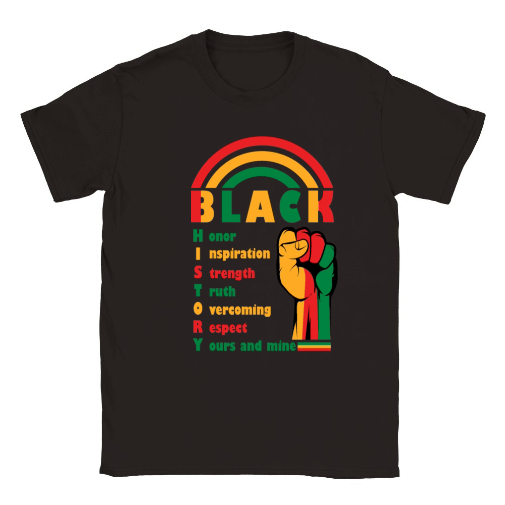 Black History Heritage Inspirational Classic Kids Crewneck T-shirt