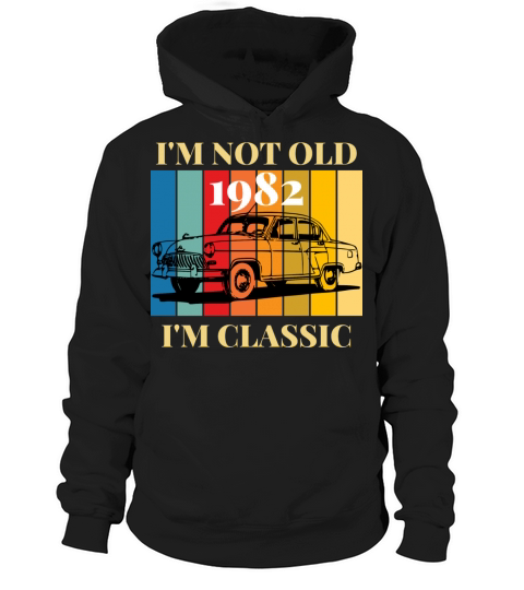 Vintage 1982 Retro 42 Years Old - Im Not Old Hoodie Unisex