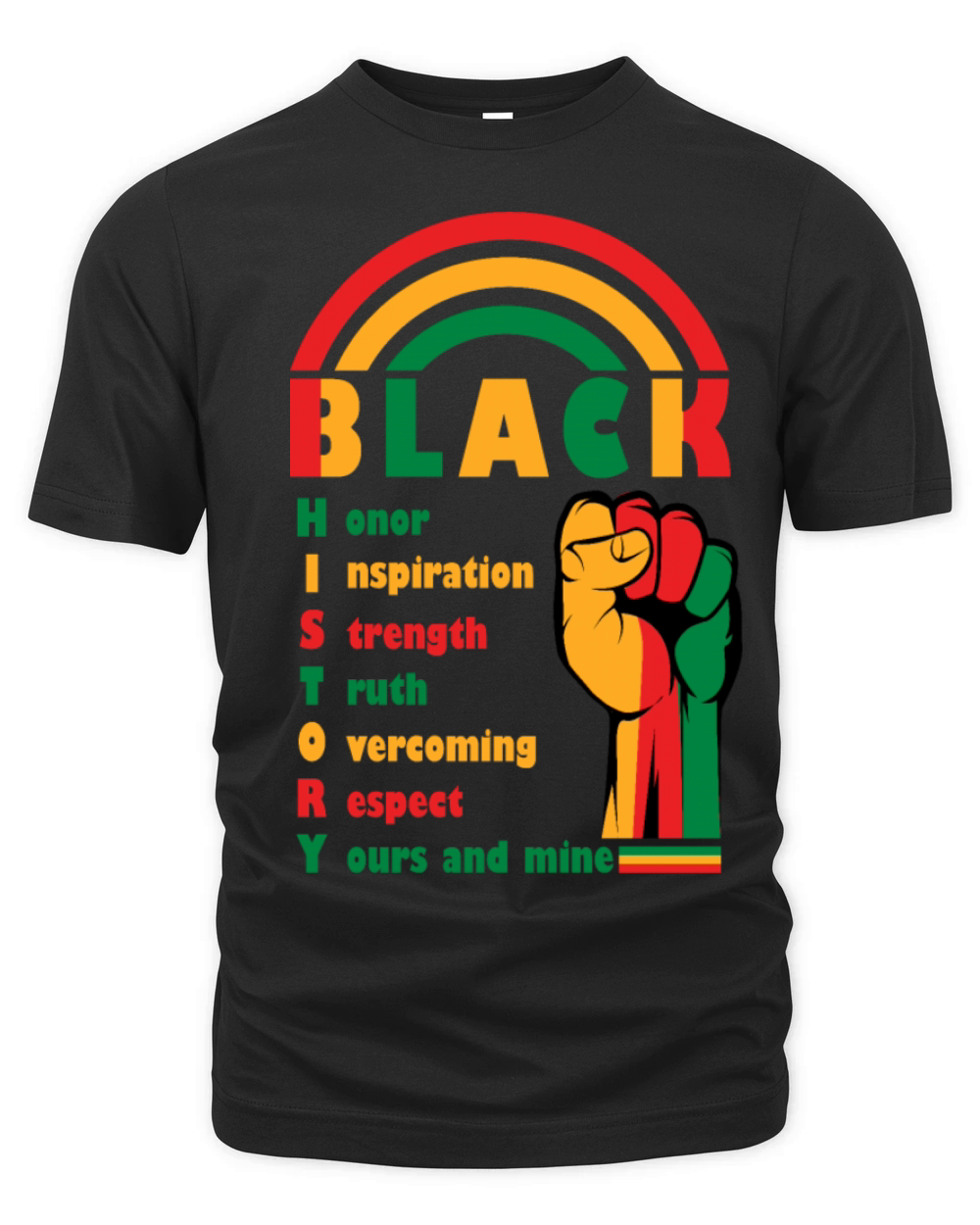 Black History Heritage Inspirational Organic Unisex T-shirt