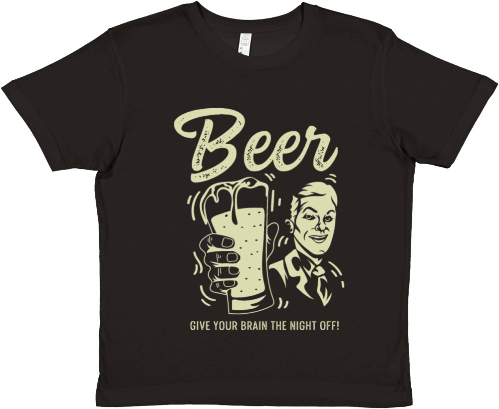 The Night Off Party-goer Gift Premium Kids Crewneck T-shirt