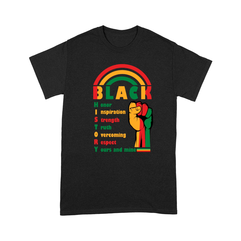 Black History Heritage Inspirational Premium T-shirt