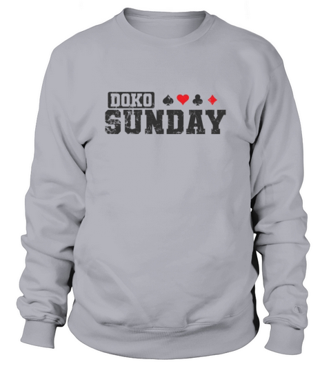 Doko Sunday Doppelkopf Card Game Hobby Sweatshirt Unisex