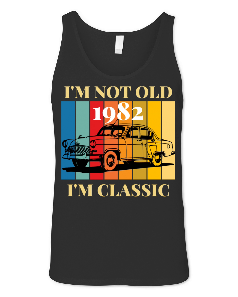 Vintage 1982 Retro 42 Years Old - Im Not Old Unisex Jersey Tank